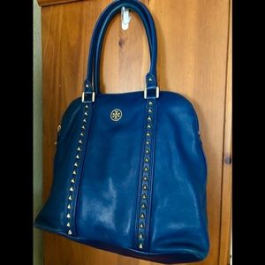Tory Burch dark blue shoulder bag!